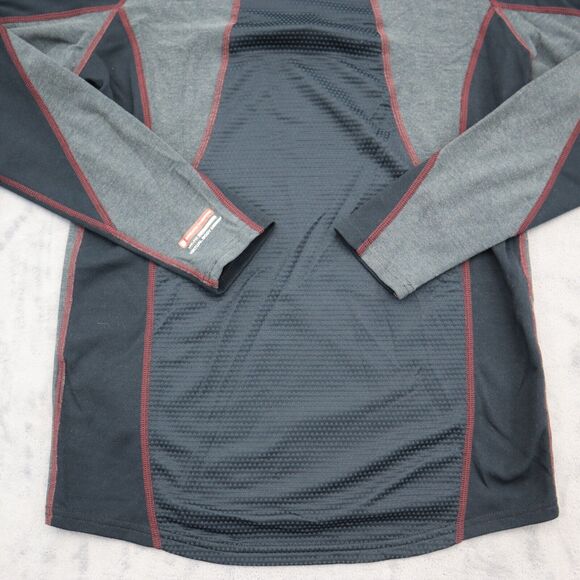 Mizuno Shirt Womens Medium Black Green 1/4 Zip Pullover Lightweight Running Top - Picture 14 of 16